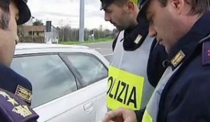 Italie: la police à côté de la plaque (d'immatriculation)