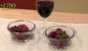 Granité au vin rouge - 750 Grammes