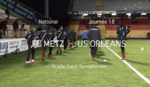 J18 FC METZ US Orléans - le résumé