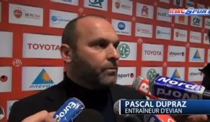 Ligue 1 / Les réactions de D. Sanchez, J. Saez et P. Dupraz après Valenciennes - Evian