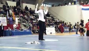 Open de France de Wushu Sportif 2012 / Finale Sanda Juniors -65kg / Maelle Deboulle vs Caroline Rogissart