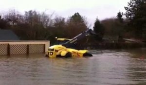 Inondations dans le Montreuillois : Une digue a cédé.