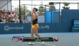 Brisbane - Pavlyuchenkova fait chuter Kvitova