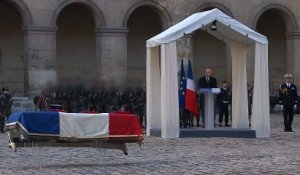 Mali: hommage national au chef de bataillon Damien Boiteux, mort pour la France