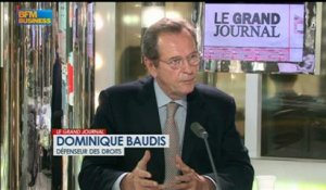 Dominique Baudis et Pierre Gattaz - 16 janvier - BFM : Le Grand Journal 1/4