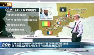 L'armée malienne poursuit ses opérations vers le nord, avec l'appui des forces françaises - 19/01