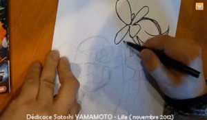 Dédicace Satoshi Yamamoto, dessinateur de Pokemon (Lille novembre 2012)