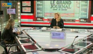 Clara Gaymard et Laurent Mignon - 21 janvier - BFM : Le Grand Journal 1/4