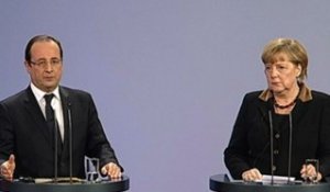 Conférence de presse conjointe avec Mme Angela Merkel, à Berlin