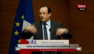 EVENEMENT,Voeux de François Hollande à la jeunesse