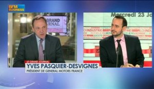 Yves Pasquier-Desvignes, président de General Motors France - 23 janvier -  Le Grand Journal 3/4