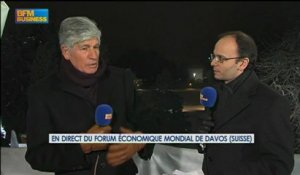 Davos 2013 : Maurice Lévy, Publicis - 24 janvier - BFM : Le Grand Journal 1/4