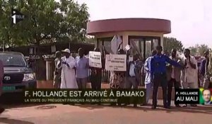 François Hollande est arrivé à Bamako