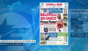 Mario Balotelli met la presse italienne à ses pieds