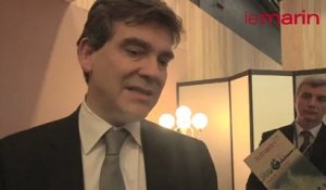 Interview d'Arnaud de Montbourg, ministre du Redressement Productif, au salon Euromaritime