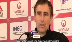 GFC Ajaccio - DFCO, Olivier Dall'Oglio avant-match (L2, J24, 08/02/13)