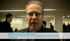Transition energétique, la dimension européenne par JF Conil Lacoste, Bourse de l'électricité Epex Spot
