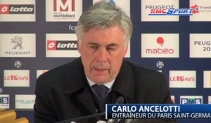 Ligue 1 / PSG - Ancelotti: "Je ne suis pas en colère" - 17/02