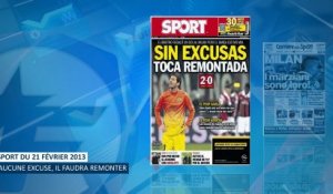 La presse espagnole flingue le Barça et Messi !