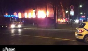 Violent incendie dans le club parisien "l'Arc"