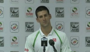 Dubaï - Djokovic : "Fort mentalement"