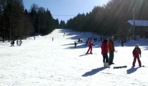 Ski dans l'Allier : La Loge des gardes sous le soleil