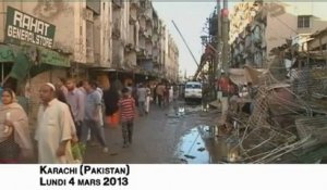 Scènes de désolation à Karachi après un attentat fatal à 45 personnes