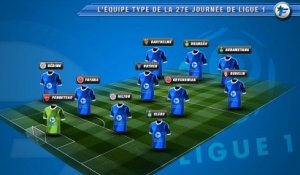 L'équipe-type de la 27e journée de Ligue 1