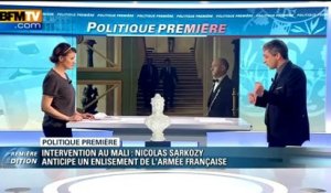 Politique Première : Nicolas Sarkozy anticipe un enlisement de l’armée française au Mali