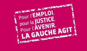 David Assouline présente la nouvelle campagne du PS : «pour l'emploi, pour la justice, pour l'avenir: la gauche agit»