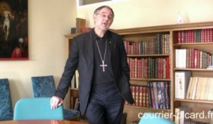 Nouveau Pape : interview de l'évêque d'Amiens, Monseigneur Jean-Luc Bouilleret