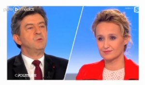 Clash entre Mélenchon et Caroline Roux dans "C Politique" sur France 5