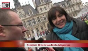 Anne Hidalgo, candidate à la mairie de Paris : pour ou contre la moto !