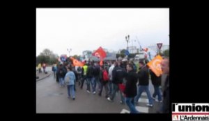 Au cœur de la manifestation à Vitry-le-François