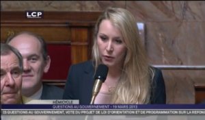 Première question au gouvernement de Marion Maréchal-Le Pen