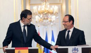 Point de presse conjoint avec M. Mariano Rajoy, président du gouvernement du Royaume d'Espagne