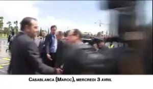 Hollande, des ministres et des patrons entament une visite de deux jours au Maroc