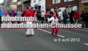 Flash mob à Saint-Just-en-Chaussée