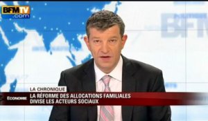 Chronique éco de Nicolas Doze: La réforme des allocations familiales divise les acteurs sociaux - 09/04