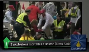 Top Média : Deux explosions mortelles au marathon de Boston