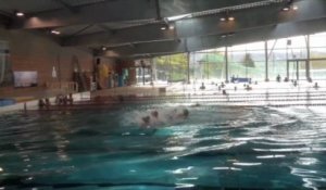 L'équipe de France de natation synchronisée au Puy-en-Velay