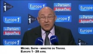 "Ça n'existe pas en France, l'union nationale", selon Sapin