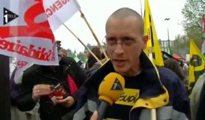 Un manifestant : "ce gouvernement ne répond qu'aux exigences du Medef"