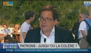 Patrons : Jusqu'où la colère ? dans Les décodeurs de l'éco - 29/08 3/5