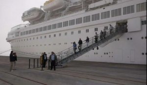 Escale du bateau de croisière Black Watch à Boulogne-sur-Mer