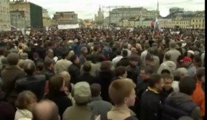 Manifestation de l'opposition russe contre Poutine