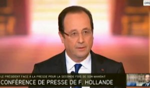 Hollande : "L'an II de mon quinquennat, ce sera l'offensive"