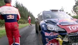 WRC - Grande-Bretagne 2011 - La journée de dimanche chez Citroën