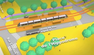 Extension de la ligne D vers Kehl : l'animation 3D (Strasbourg)