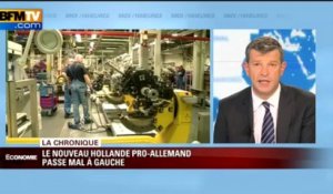 Chronique éco de Nicolas Doze: le nouveau Hollande pro-Allemand passe mal à gauche - 23/05